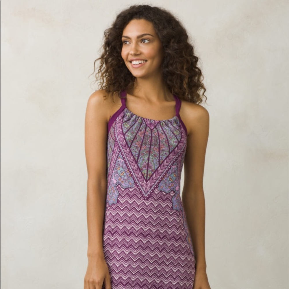 PrAna purple Quinn Size XL Grapevine samba